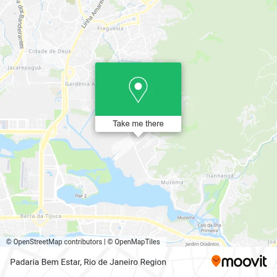 Padaria Bem Estar map