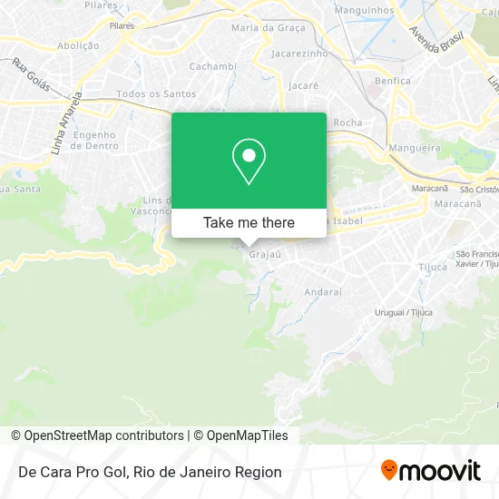 De Cara Pro Gol map