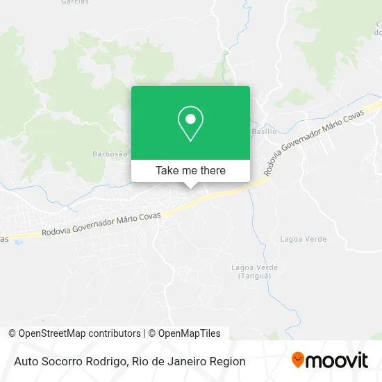 Auto Socorro Rodrigo map