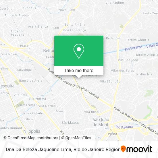 Dna Da Beleza Jaqueline Lima map