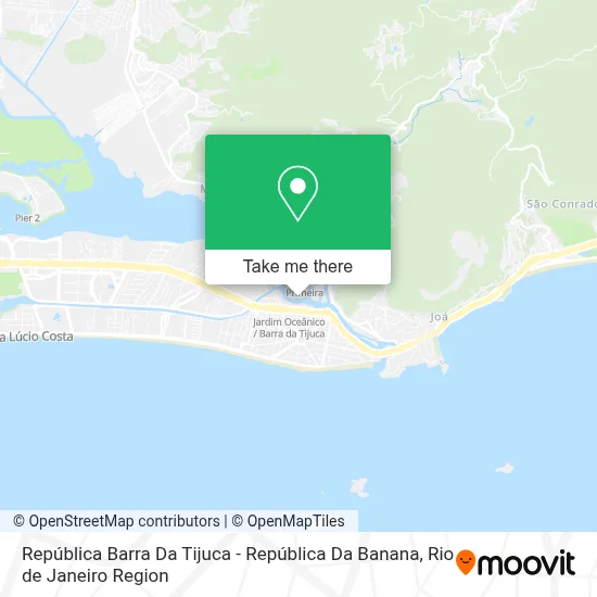 República Barra Da Tijuca - República Da Banana map