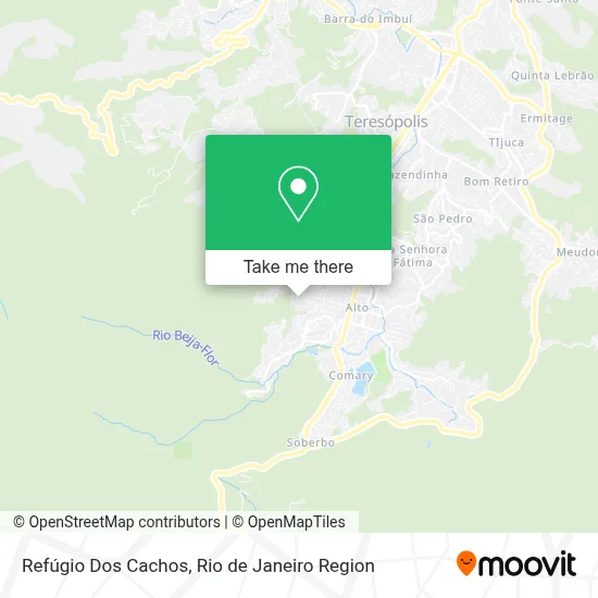 Refúgio Dos Cachos map