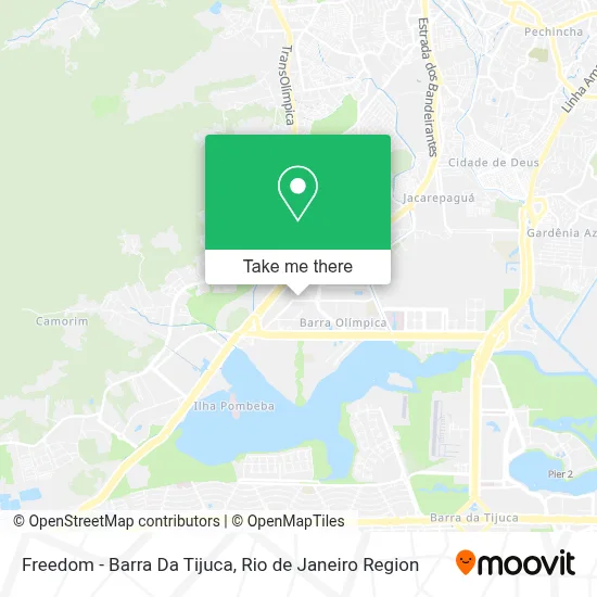 Freedom - Barra Da Tijuca map