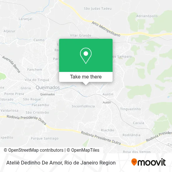 Ateliê Dedinho De Amor map