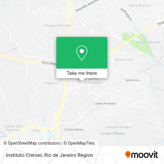 Instituto Crerser map