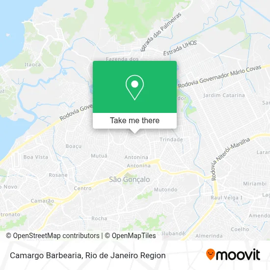 Camargo Barbearia map
