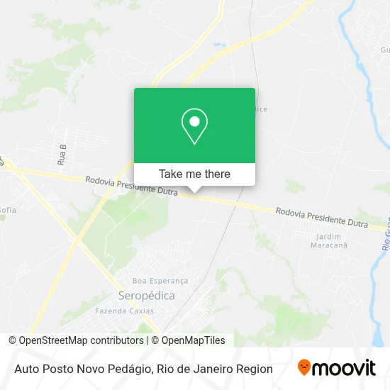 Auto Posto Novo Pedágio map