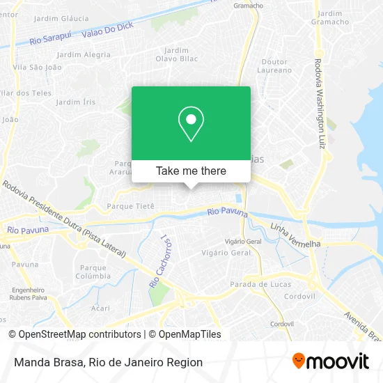 Manda Brasa map