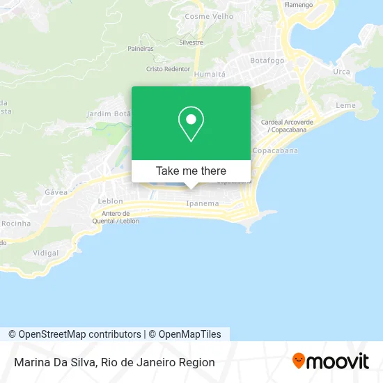 Marina Da Silva map