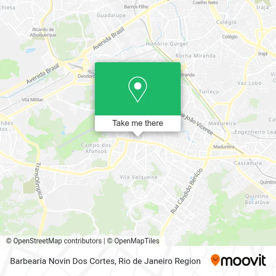 Barbearia Novin Dos Cortes map