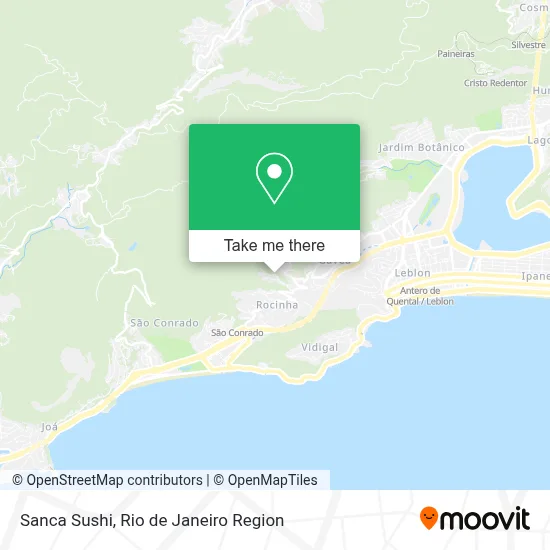 Sanca Sushi map