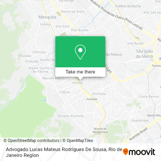 Advogado Lucas Mateus Rodrigues De Sousa map
