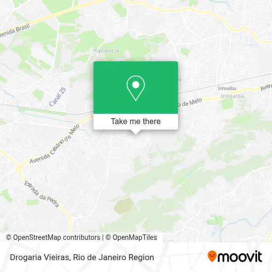 Drogaria Vieiras map