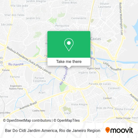 Bar Do Cidi Jardim America map