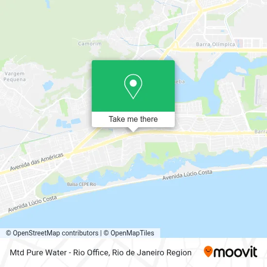 Mtd Pure Water - Rio Office map
