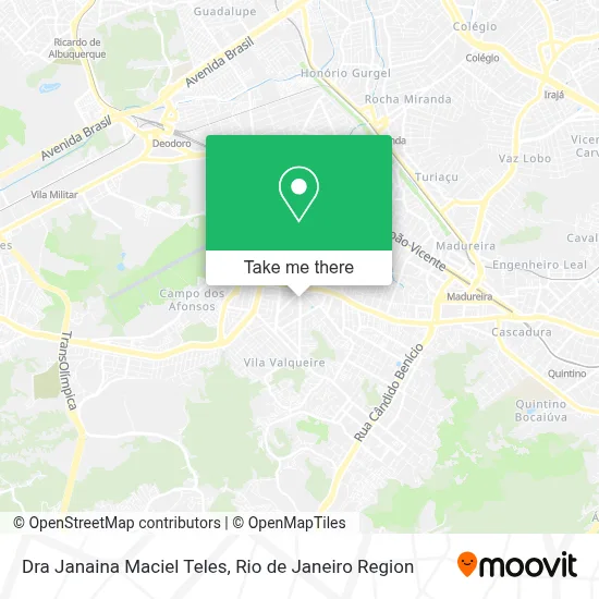 Dra Janaina Maciel Teles map