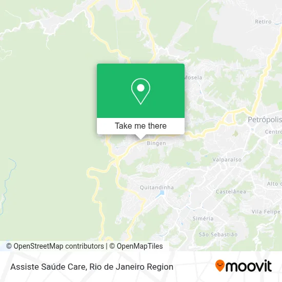 Assiste Saúde Care map