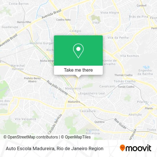 Auto Escola Madureira map