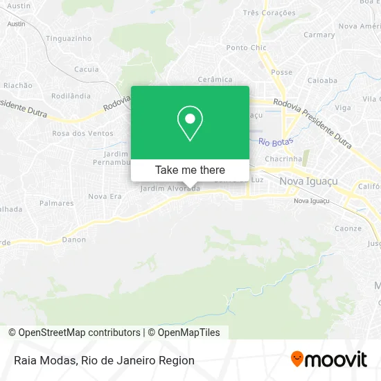 Raia Modas map