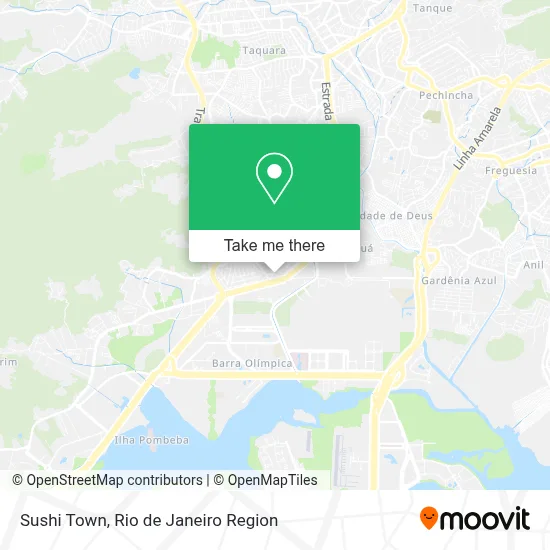 Sushi Town map
