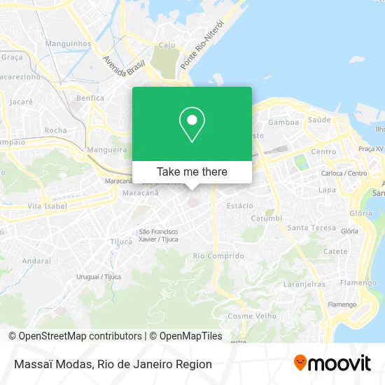 Massaï Modas map