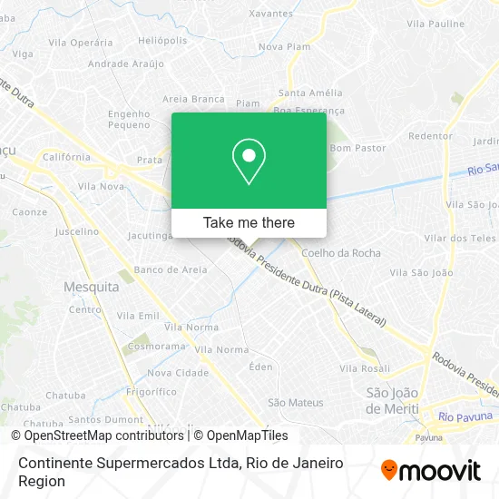 Continente Supermercados Ltda map