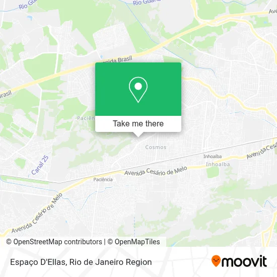 Espaço D'Ellas map