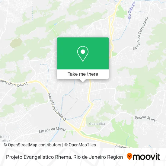 Projeto Evangelistico Rhema map
