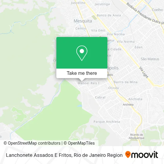 Lanchonete Assados E Fritos map