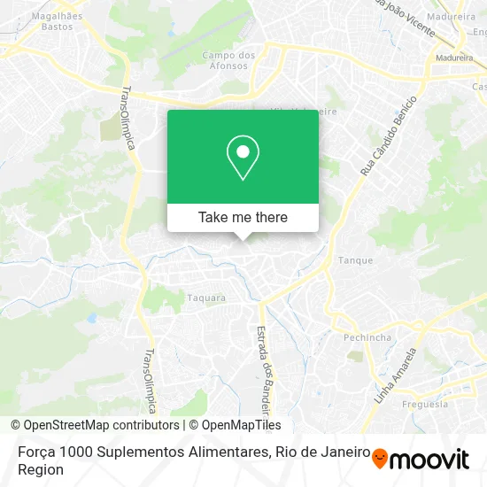 Força 1000 Suplementos Alimentares map