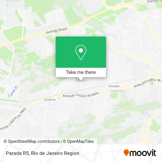 Parada R5 map