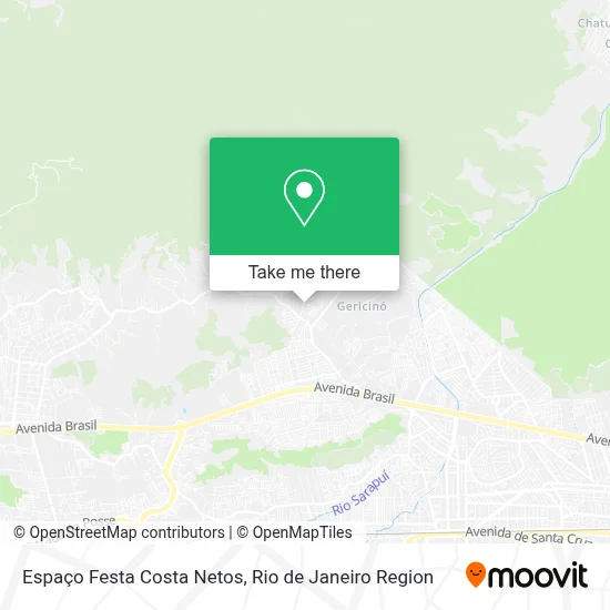 Espaço Festa Costa Netos map