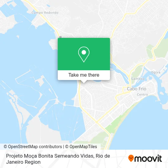 Projeto Moça Bonita Semeando Vidas map