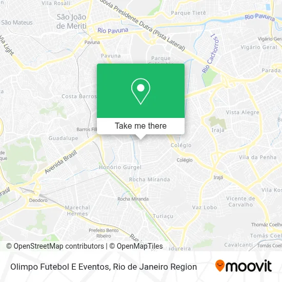 Olimpo Futebol E Eventos map