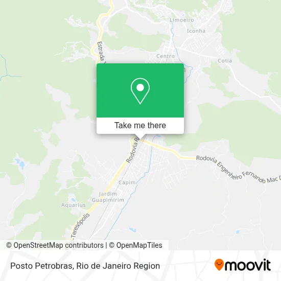 Posto Petrobras map