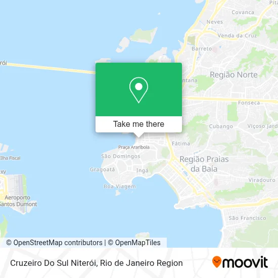 Cruzeiro Do Sul Niterói map