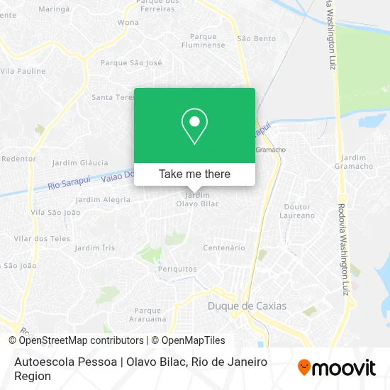 Autoescola Pessoa | Olavo Bilac map