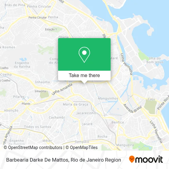 Barbearia Darke De Mattos map