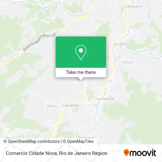 Comercio Cidade Nova map
