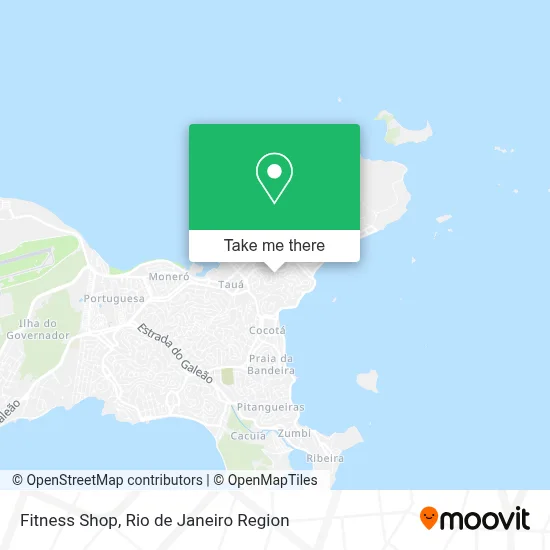 Fitness Shop map