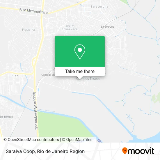 Saraiva Coop map