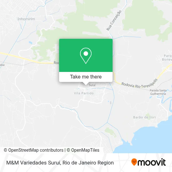 M&M Variedades Suruí map