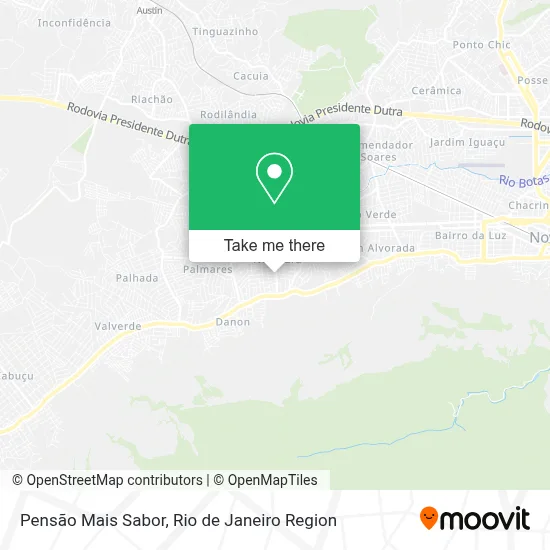 Pensão Mais Sabor map