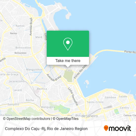 Complexo Do Caju -Rj map