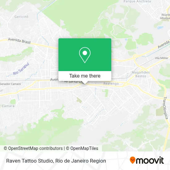 Raven Tattoo Studio map