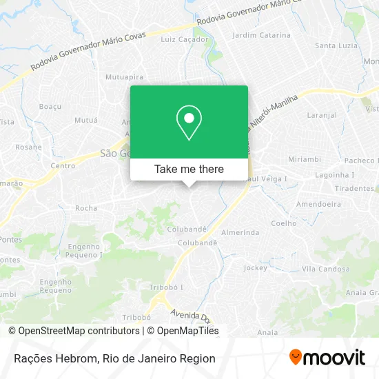 Rações Hebrom map