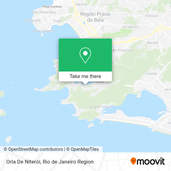 Orla De Niterói map