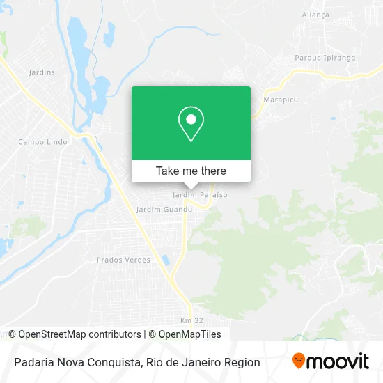 Padaria Nova Conquista map