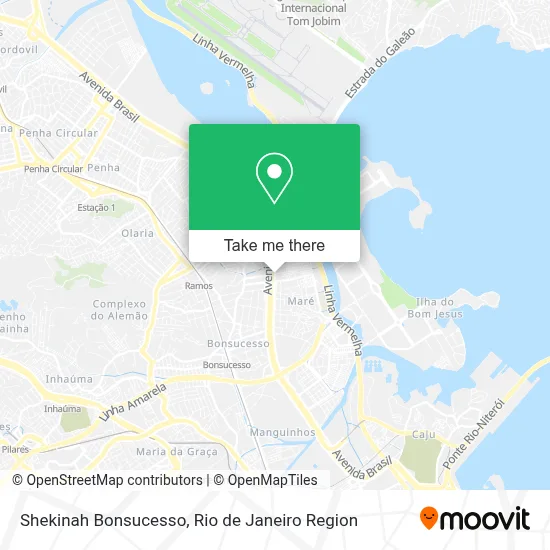 Shekinah Bonsucesso map