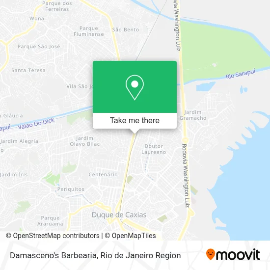 Damasceno's  Barbearia map